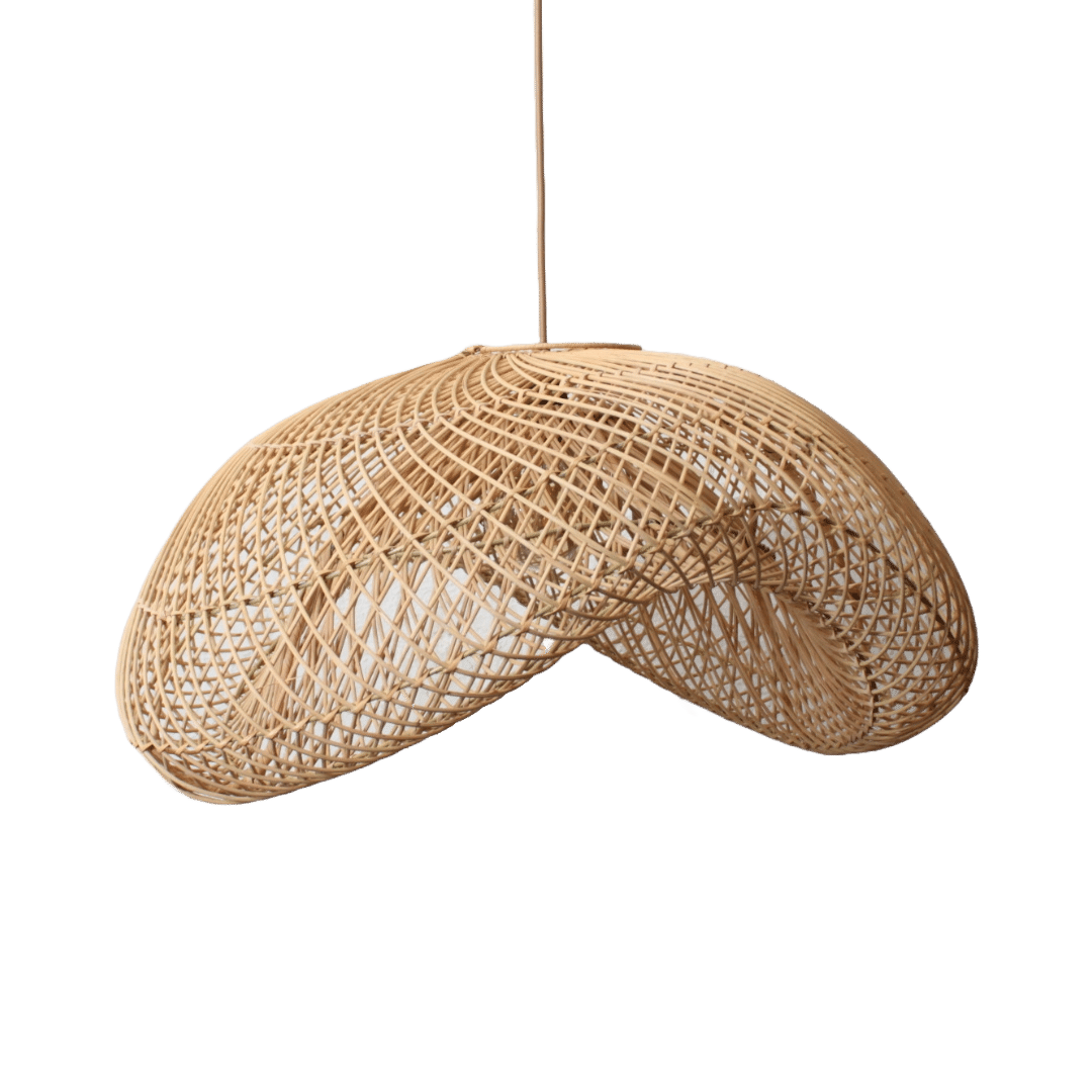 Bamboe Hanglamp Wave Naturel S