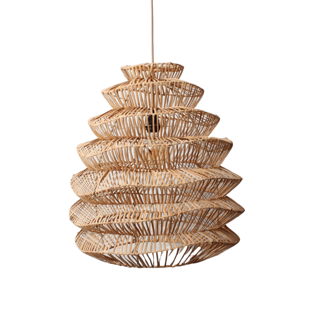 Bamboe Hanglamp Pagoda Naturel M