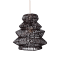 Bamboe Hanglamp Pagoda Bruin S