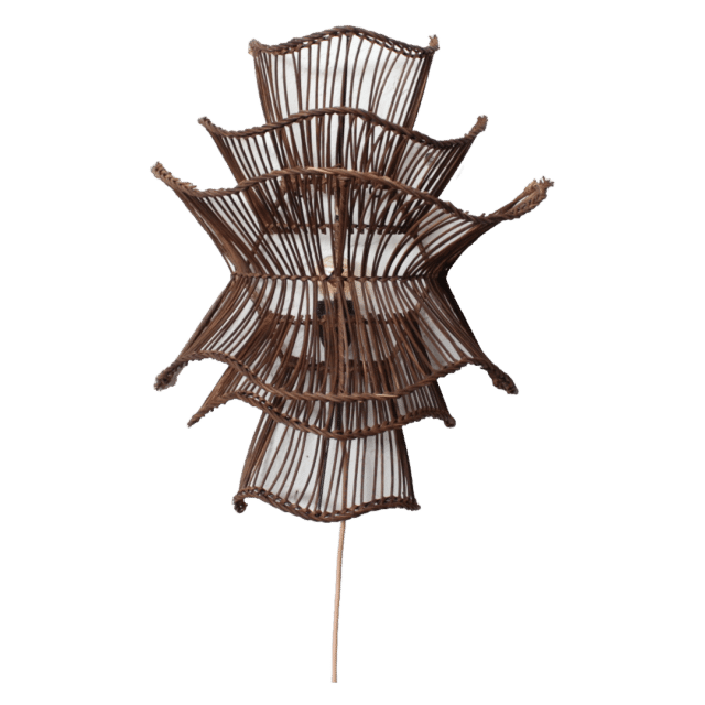 Wandlamp Wabisabi Bruin M