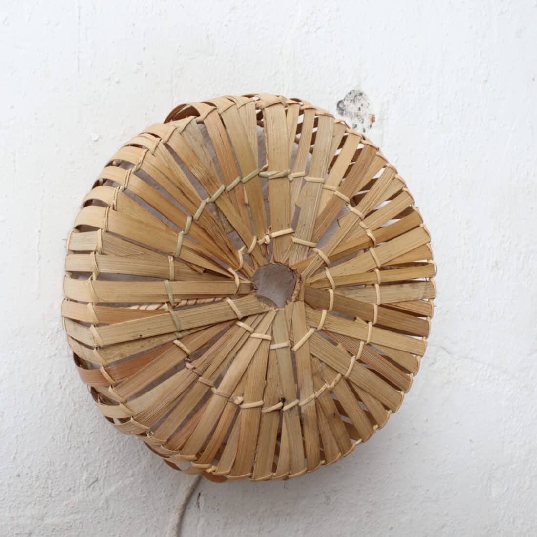 Rotan Wandlamp Rond Naturel S