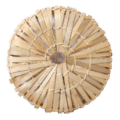 Rotan Wandlamp Rond Naturel S