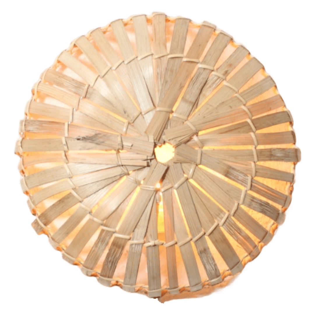 Sunsun Wandlamp Rond Naturel S