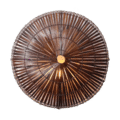 Sunsun Wandlamp Rond Bruin L