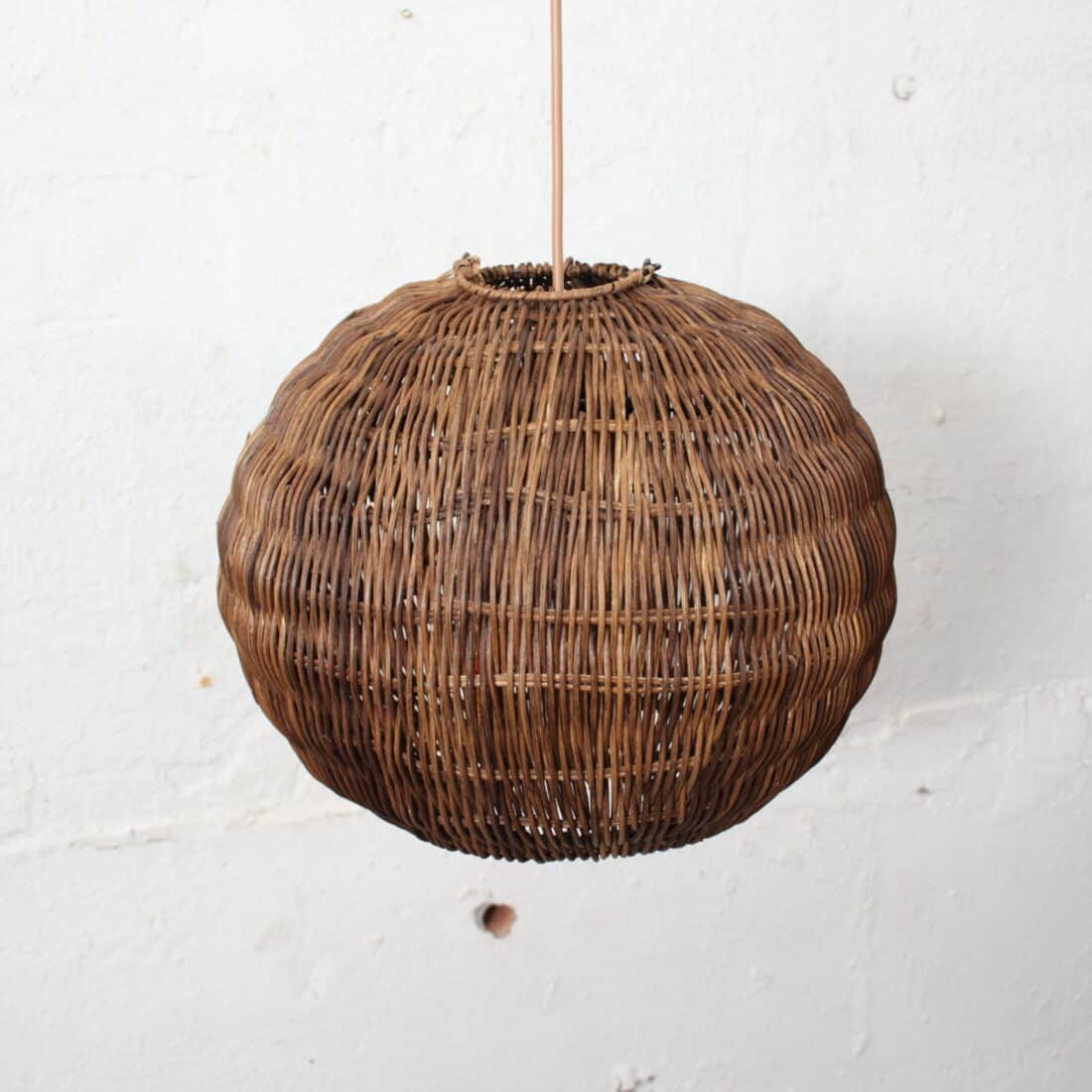 Rotan Bol Hanglamp Bruin S