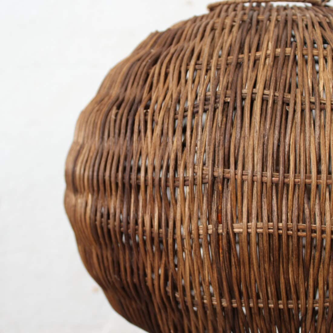 Rotan Bol Hanglamp Bruin S