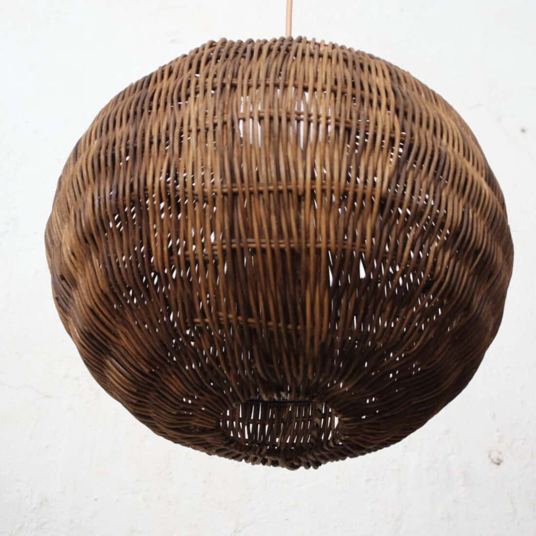 Rotan Bol Hanglamp Bruin S