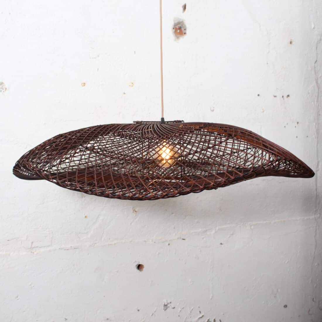 Hanglamp Curve Ufo Bruin L