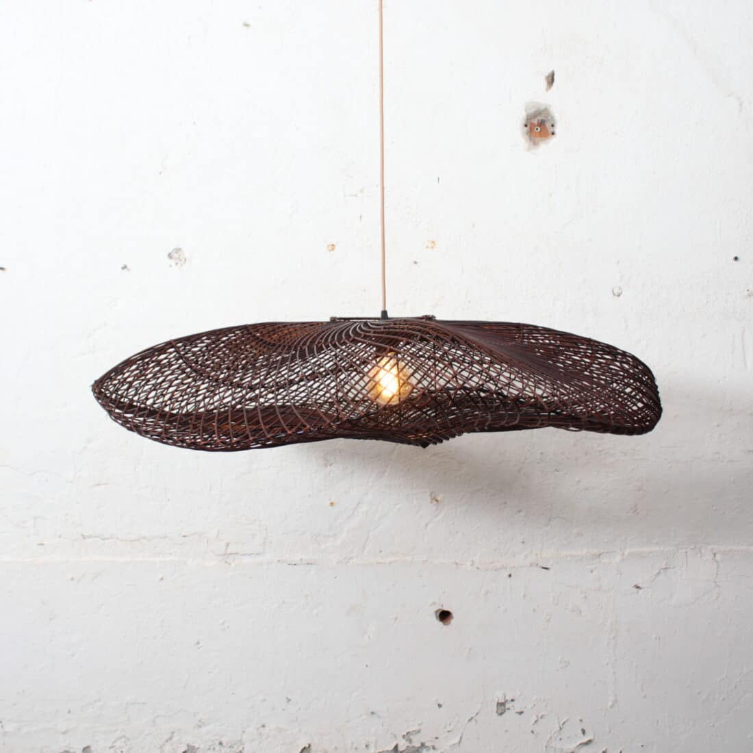 Hanglamp Curve Ufo Bruin L