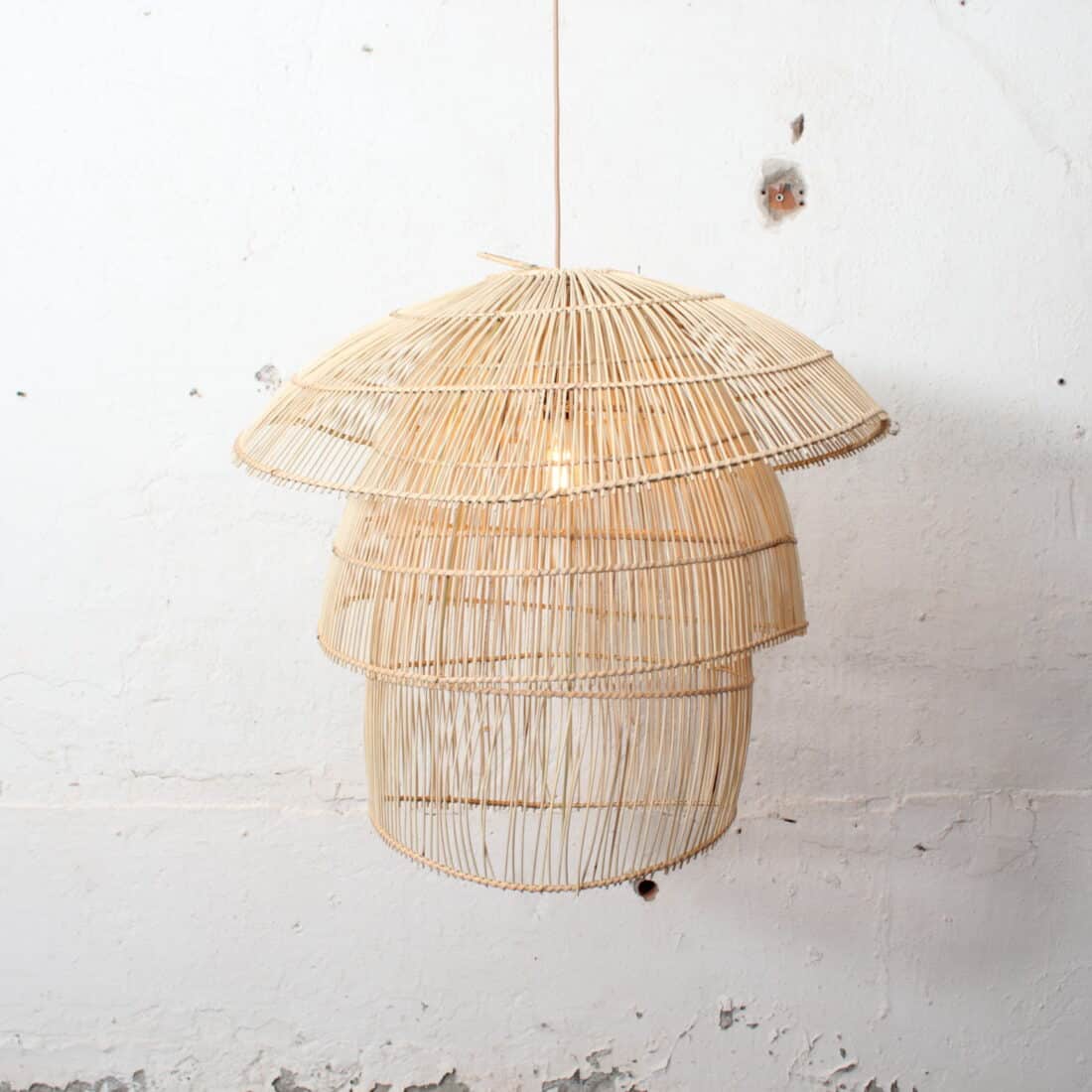 Bamboe Hanglamp Mushroom Naturel L