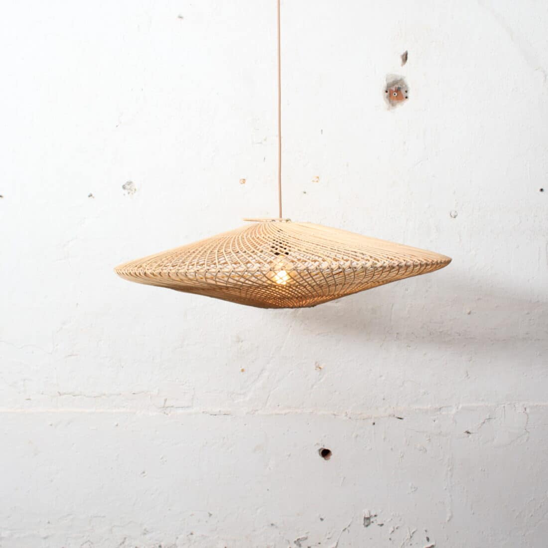 Bamboe Hanglamp Ufo Naturel M