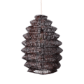 Bamboe Hanglamp Pagoda Bruin L