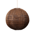 Rotan Bol Hanglamp Bruin M