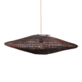 Rotan Hanglamp Ufo Bruin M