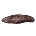 Rotan Hanglamp Curve Ufo Bruin M