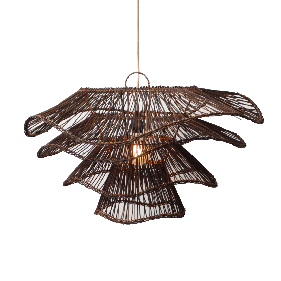 Bamboe Hanglamp Wabisabi Bruin 8211 4