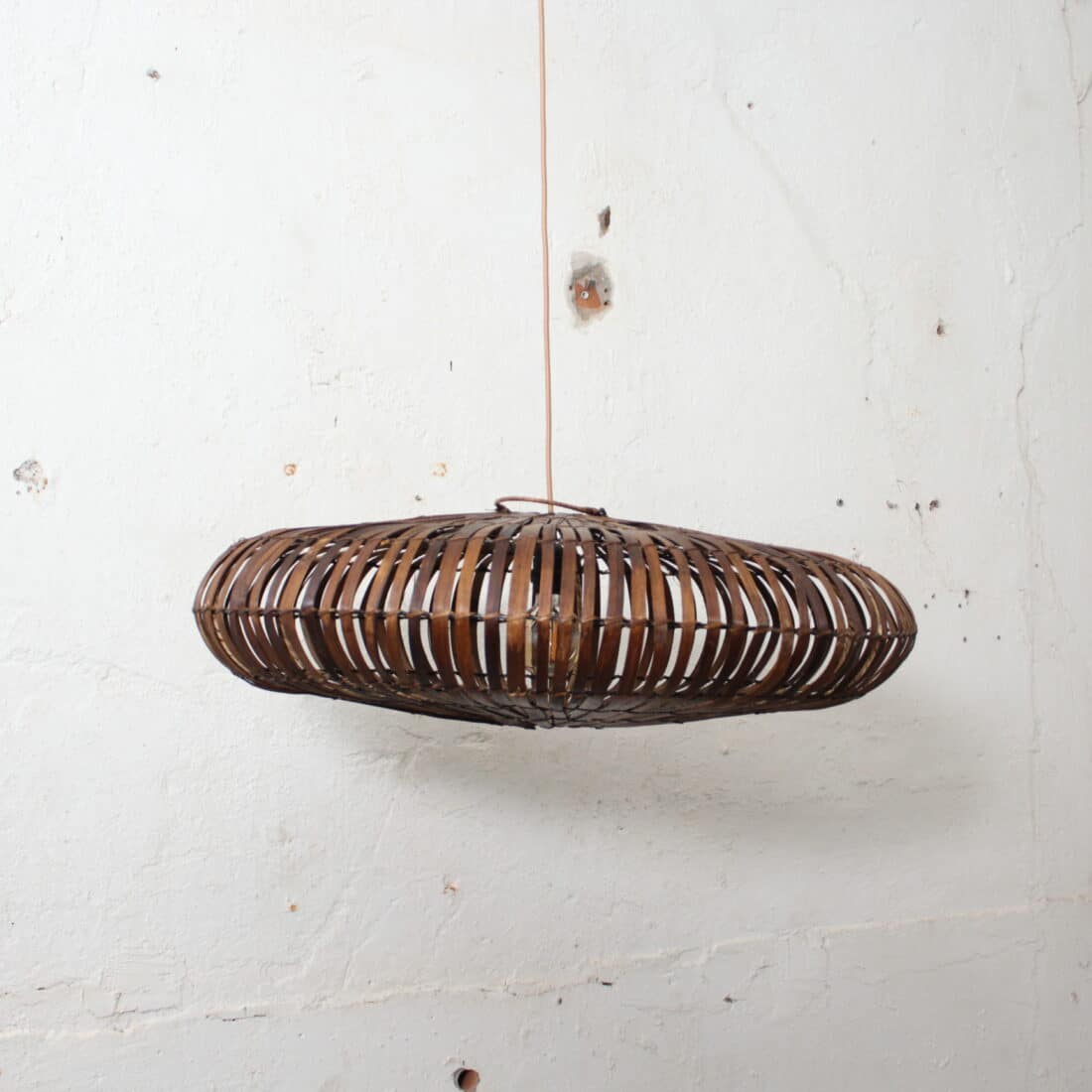 Bamboe Hanglamp Donut Bruin M