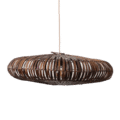 Bamboe Hanglamp Donut Bruin M