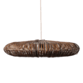 Bamboe Hanglamp Donut Bruin L