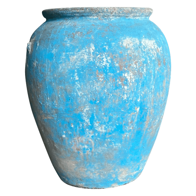 Pot Van Klei Blauw