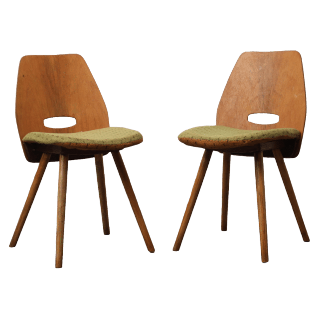 Vintage Lollipop Stoelen Frantiek Jirk Groen