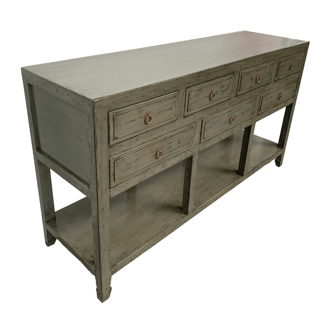 Houten Sidetable Groen