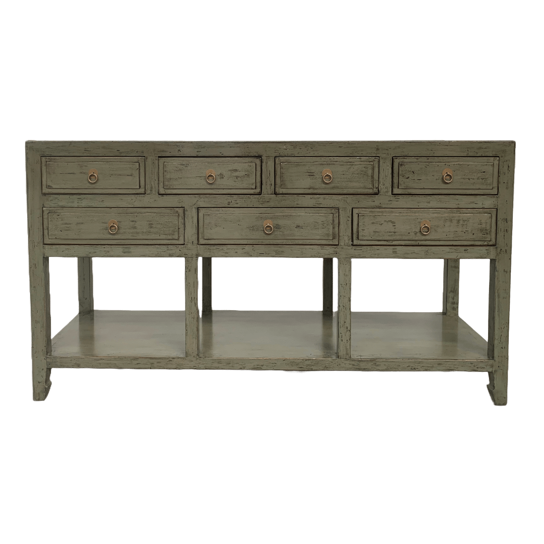 Houten Sidetable Groen