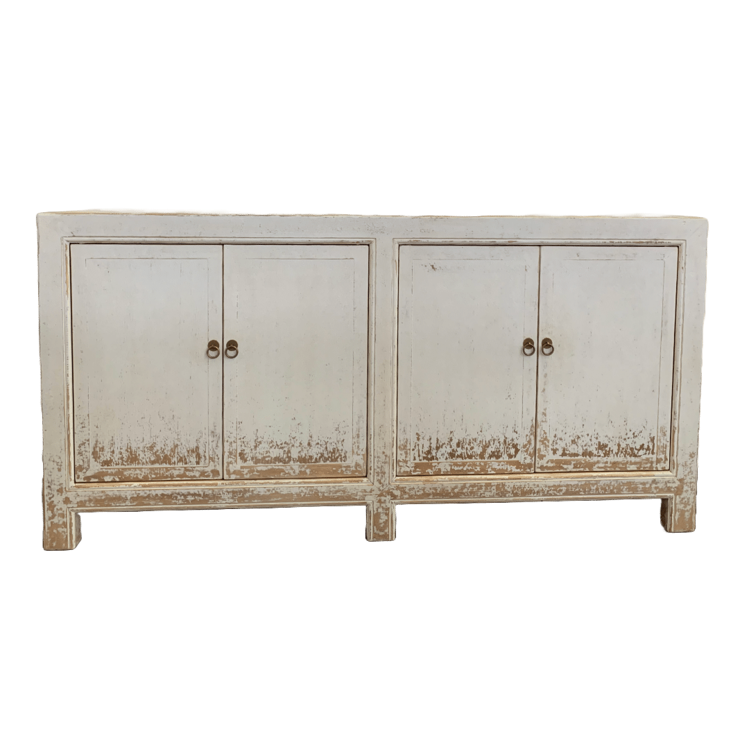 Houten Dressoir China Wit