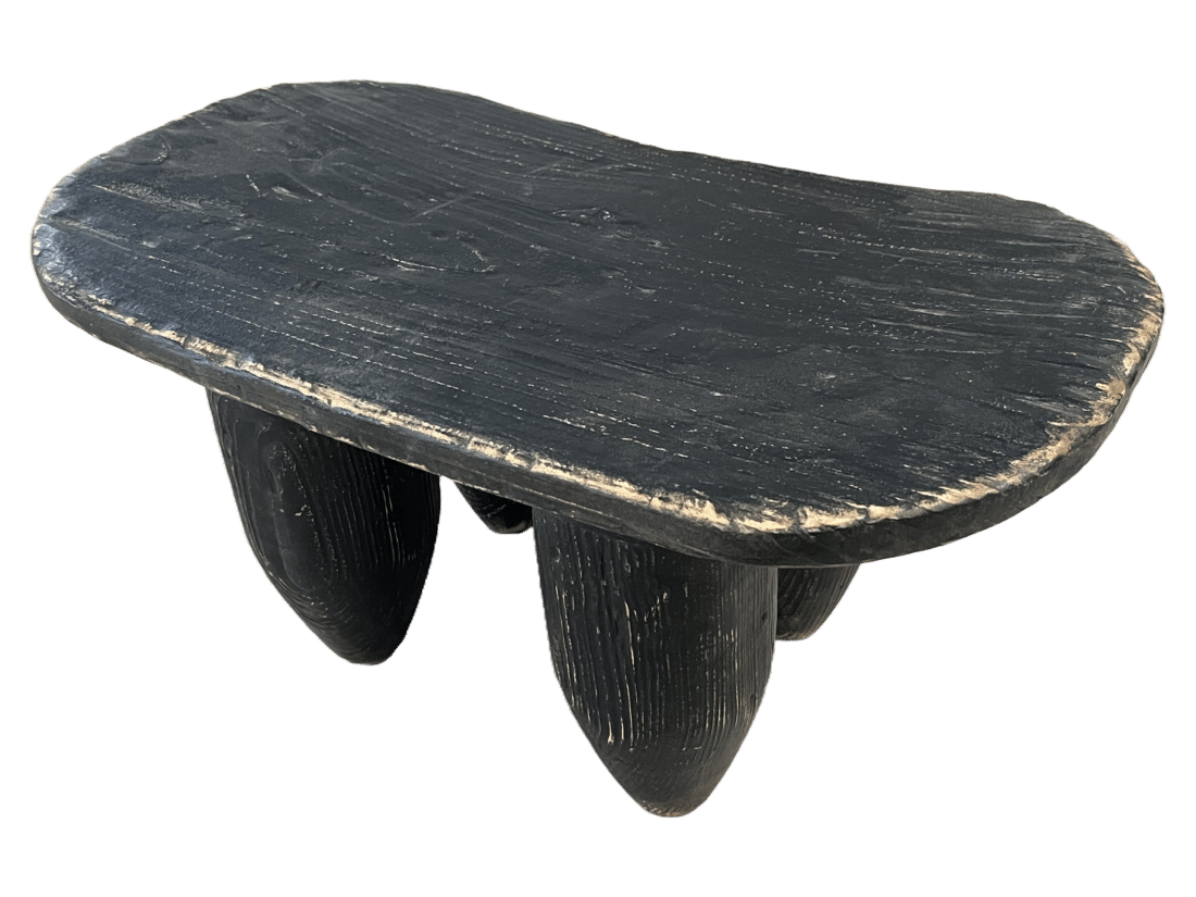 Zwart Houten Krukje