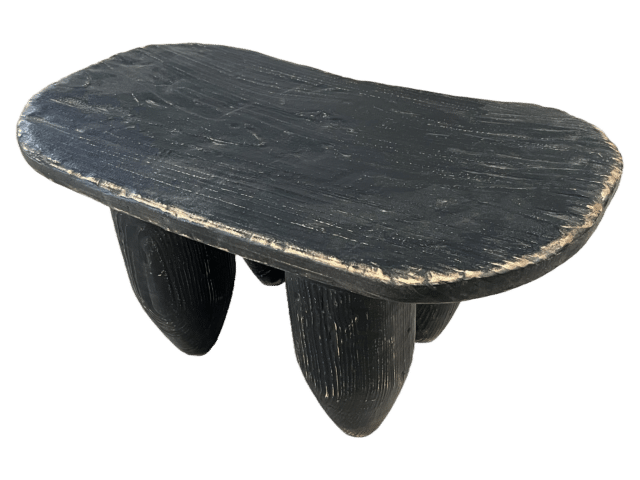 Zwart Houten Krukje