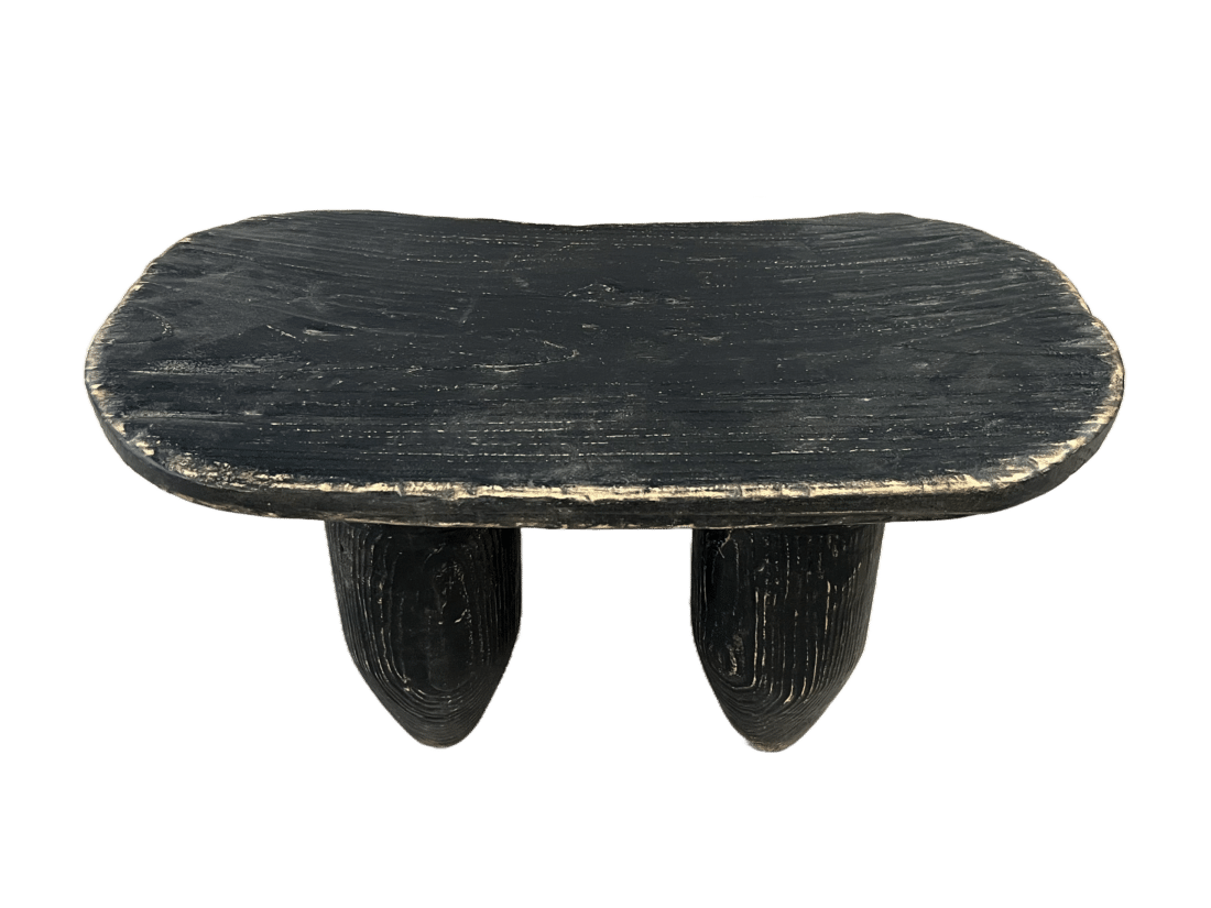 Zwart Houten Krukje