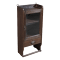 Houten wandkastje
