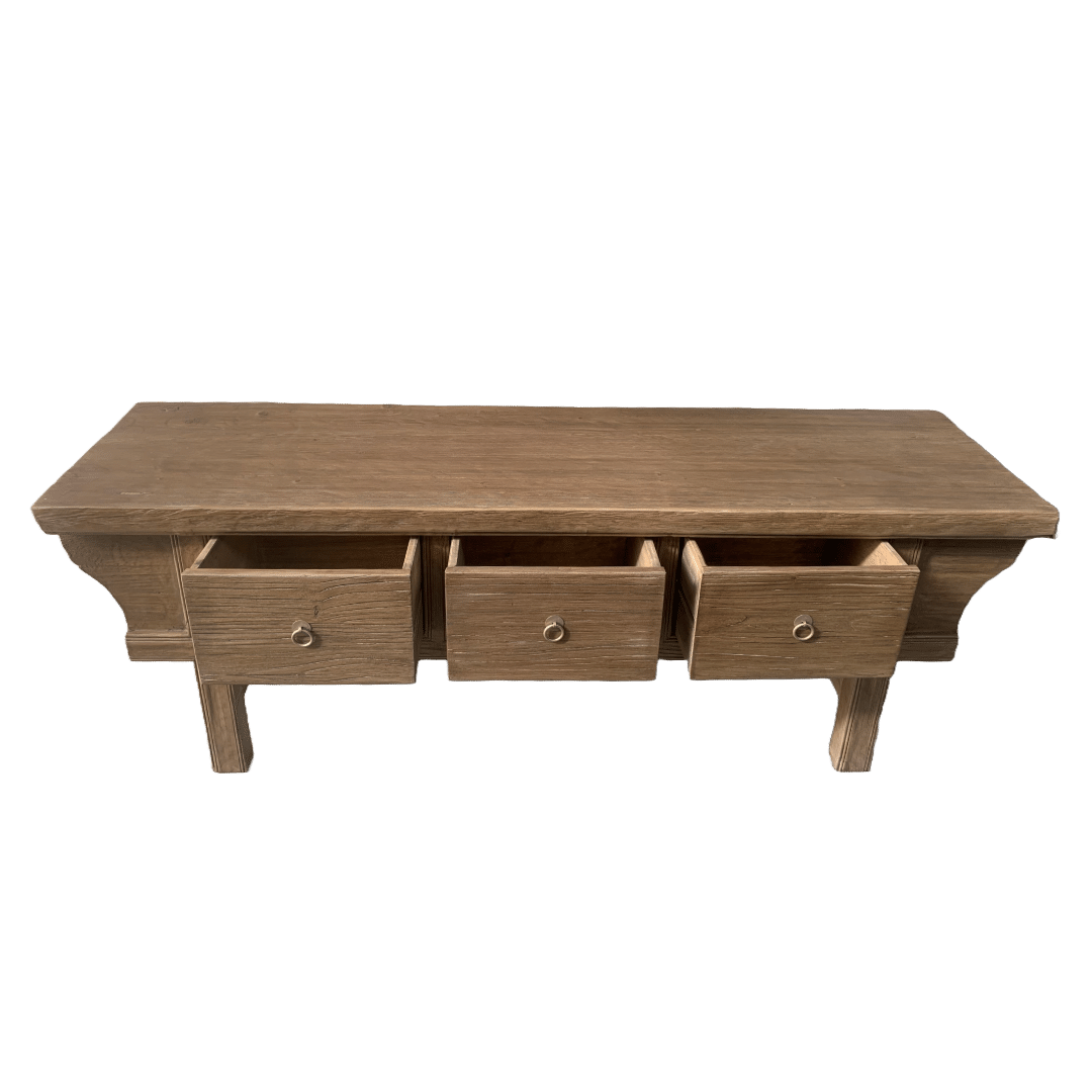Houten Lage Sidetable Bruin
