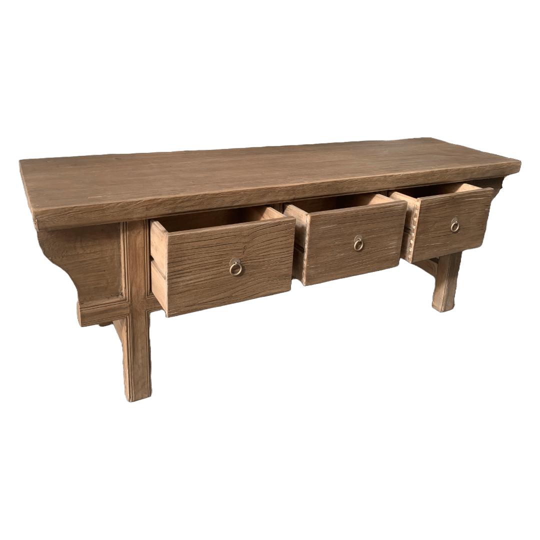 Houten Lage Sidetable Bruin