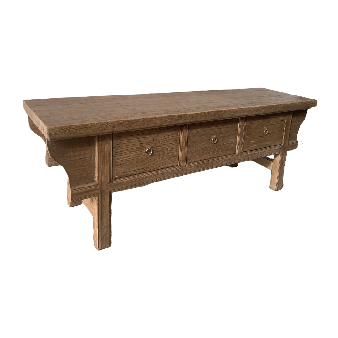 Houten Lage Sidetable Bruin