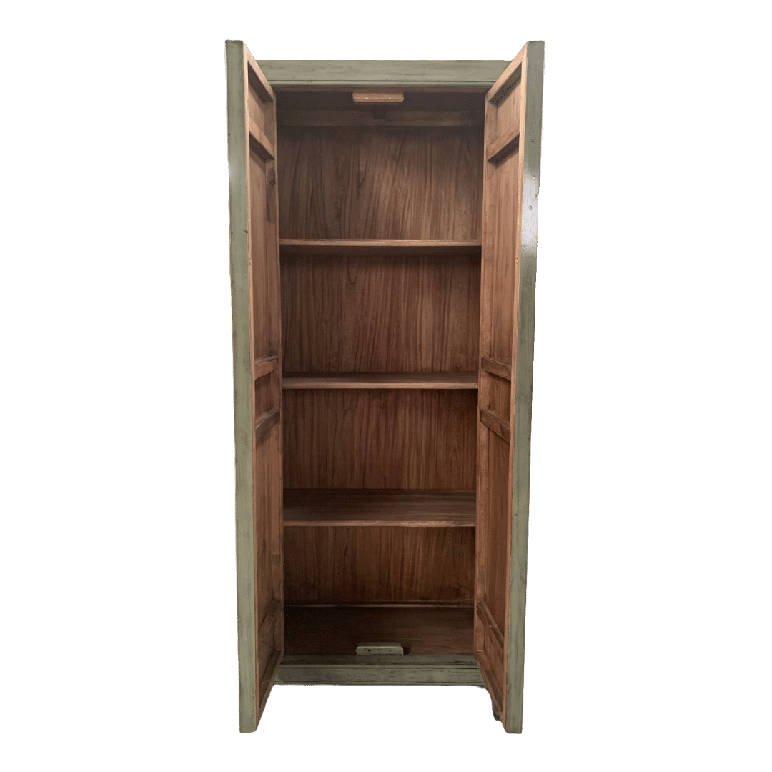 Houten Kast China Grijs