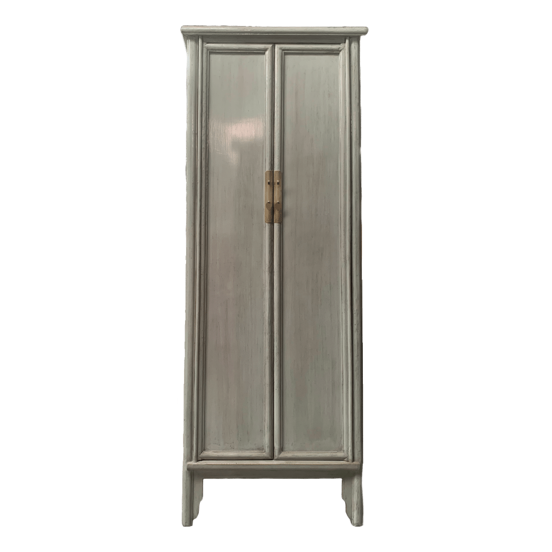 Houten Kast China Licht Grijs