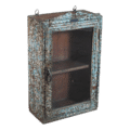 Houten wandkastje | Blauw
