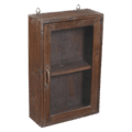 Houten wandkastje