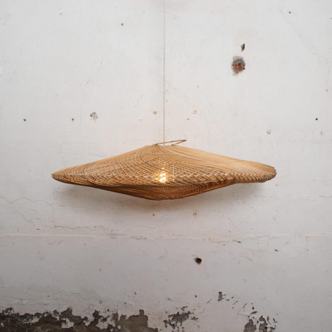 Rotan Hanglamp Ufo Naturel L