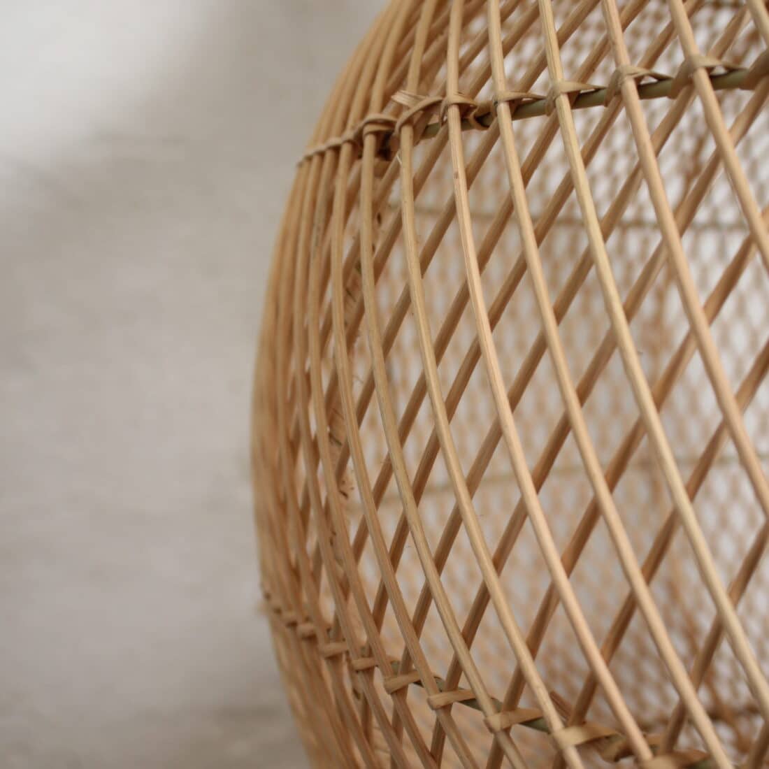 Rotan Hanglamp Appel Naturel S