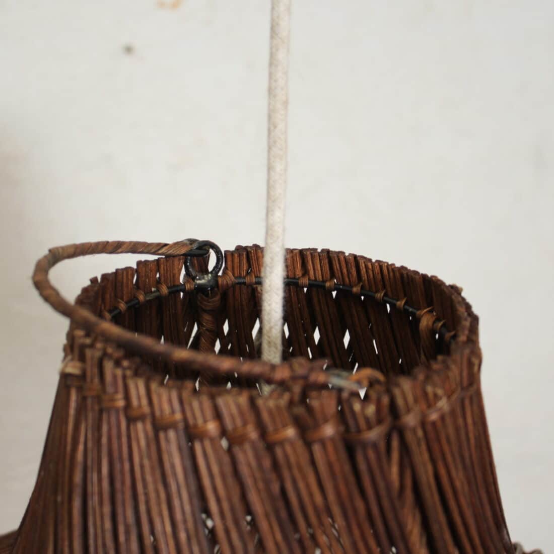 Rotan Hanglamp Appel Bruin S