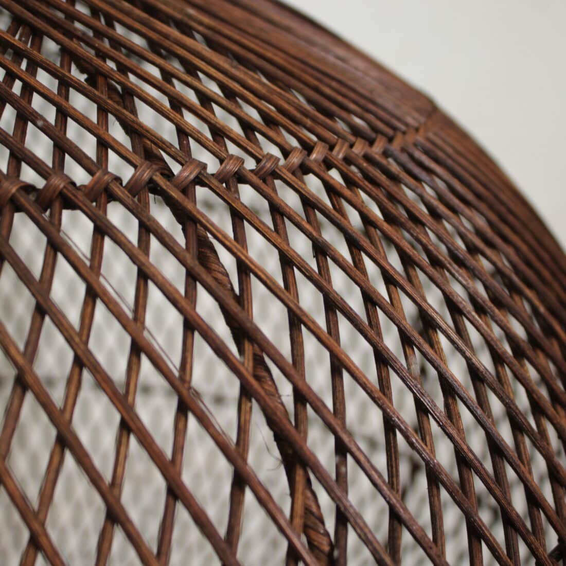 Rotan Hanglamp Appel Bruin S