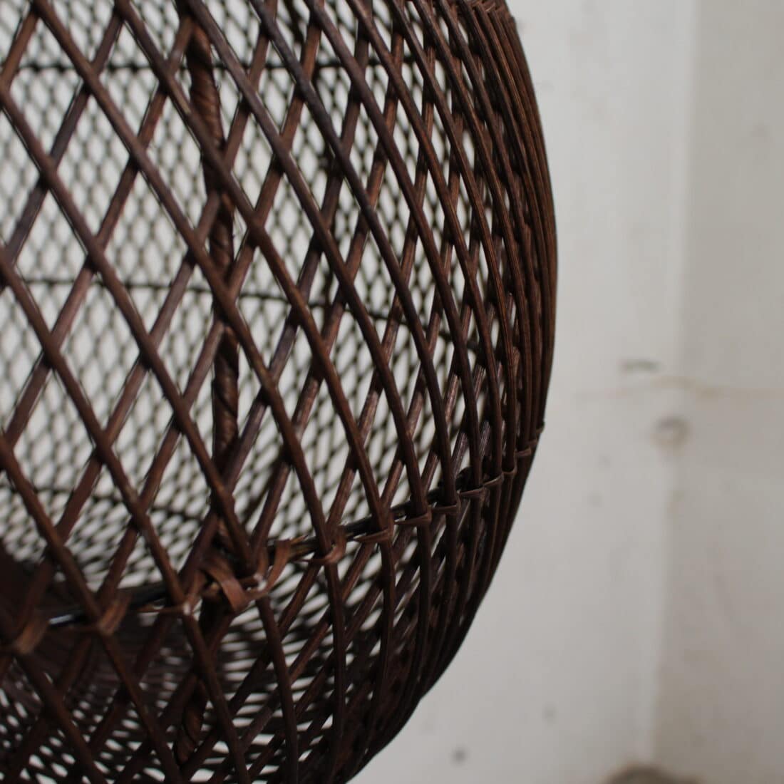 Rotan Hanglamp Appel Bruin S