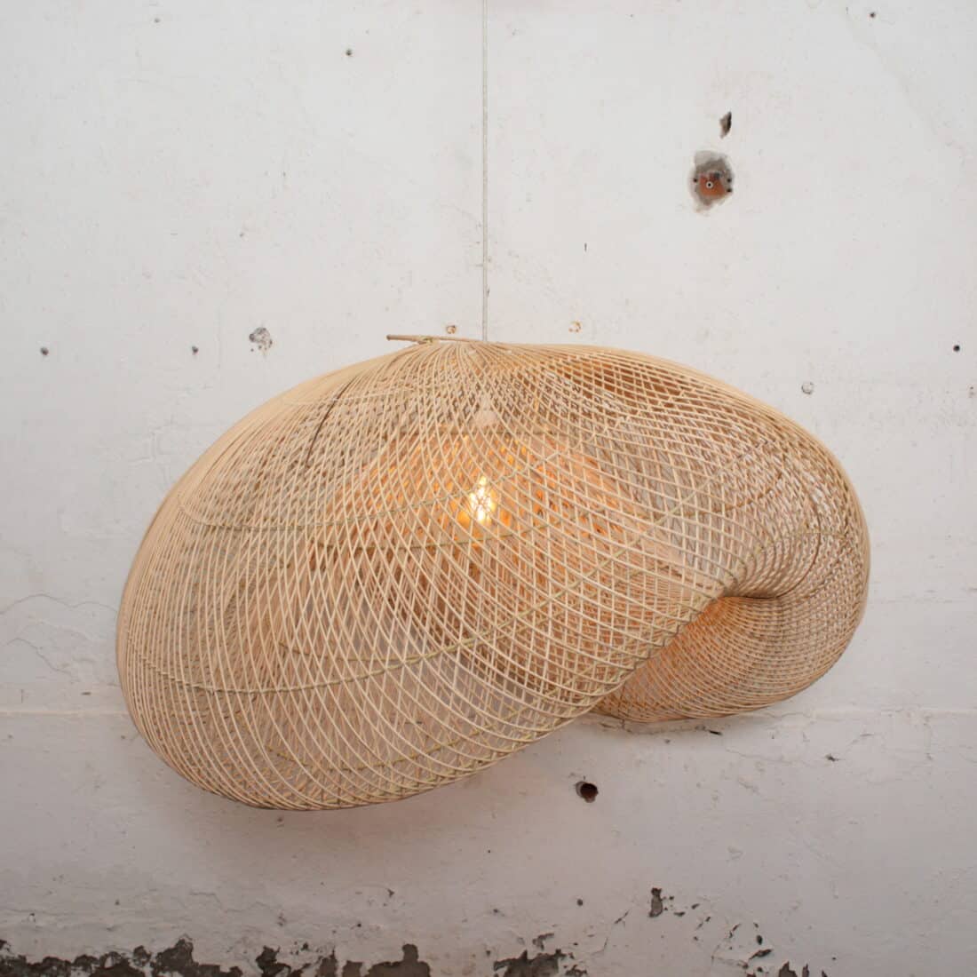 Rotan Hanglamp Golf Naturel L
