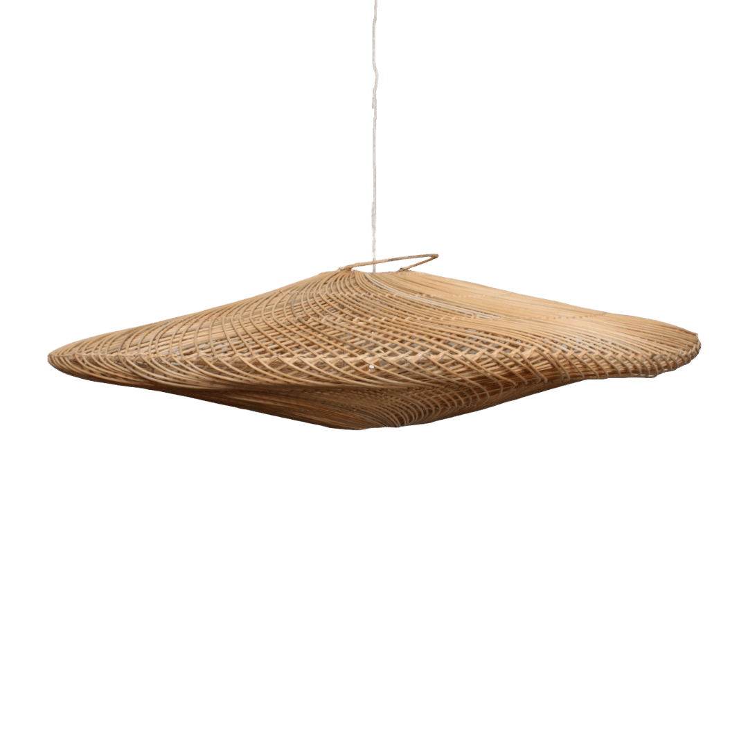 Rotan Hanglamp Ufo Naturel L