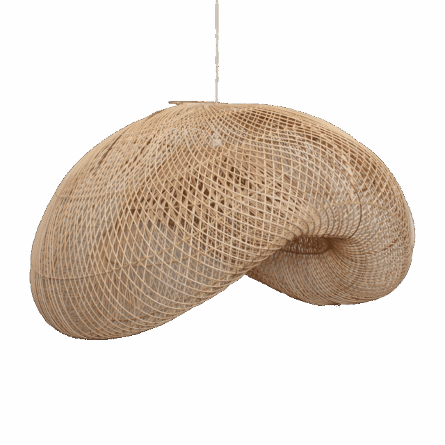 Rotan Hanglamp Golf Naturel L