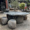 Rivierstenen tuinset