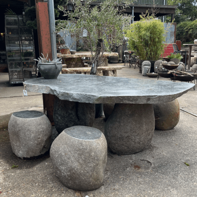 Rivierstenen Tuinset