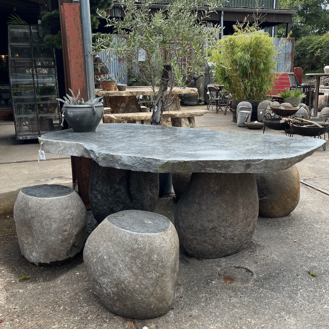 Rivierstenen Tuinset